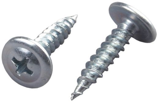 Саморезы с пресс-шайбой острый 19 мм